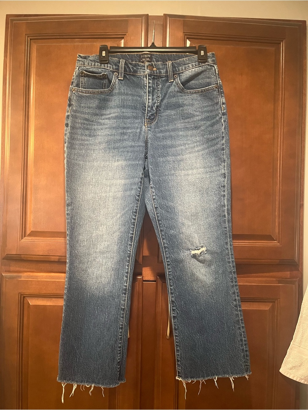 J.Crew Mid-Rise Flare Crop Jeans Size 28
